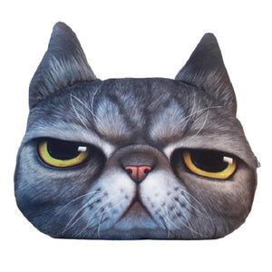 35cm*36cm 3D Pillow Cushion Per8cm New Personality Car Cushion Creative Cat Nap Pillow Cute Seat Cushion Birthday Gift