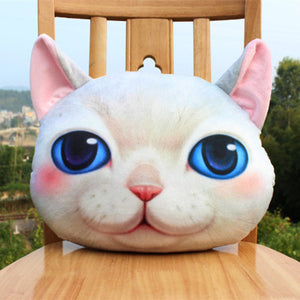 35cm*36cm 3D Pillow Cushion Per8cm New Personality Car Cushion Creative Cat Nap Pillow Cute Seat Cushion Birthday Gift