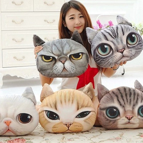 35cm*36cm 3D Pillow Cushion Per8cm New Personality Car Cushion Creative Cat Nap Pillow Cute Seat Cushion Birthday Gift